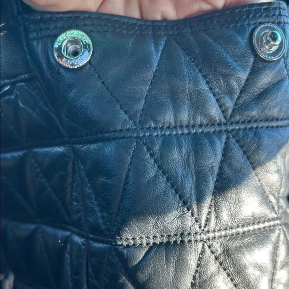 Michael Kors Black Quilted Backpack - Picture 10 of 13